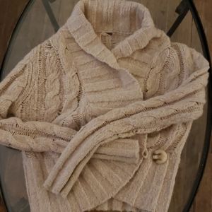 Free People cable knit sweater